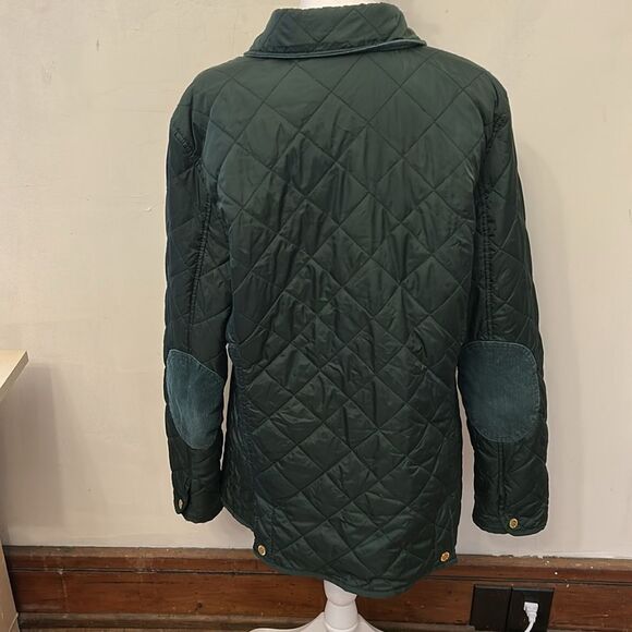 C. Wonder Hunter green quilted lightweight jacket Size XL EUC - Picture 2 of 10